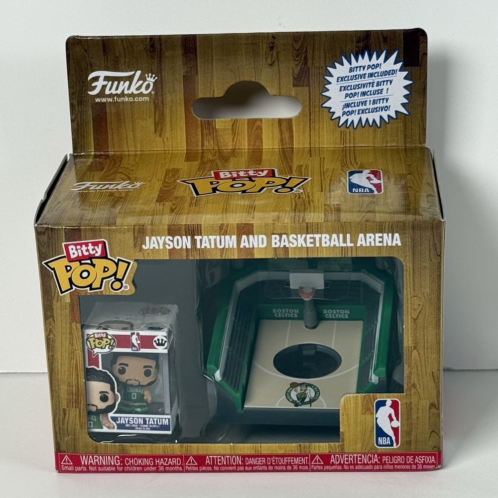 Funko Bitty Pop! NBA Jayson Tatum Boston Celtics Arena Basketball Figure NEW